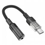 hoco. USB-C - 3, 5 mm-es audio adapter Hoco LS37, fekete