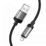 hoco. USB-A - Lightning kábel Hoco X117, 18W, 2.4A, 1m, fekete