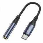 Yesido USB-C - 3, 5 mm-es audio adapter Yesido YAU38, fekete