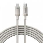 Baseus USB-C - USB-C kábel Baseus Titanium, 100W, 5A, 2m, ezüst P10378100G21-01
