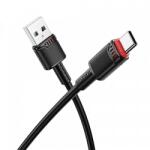 BOROFONE USB-A - USB-C kábel Borofone BX110 Beneficio, 18W, 3A, 1m, fekete