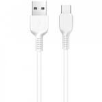 hoco. USB-A - USB-C kábel Hoco Flash X20, 18W, 2A, 1m, fehér