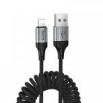 hoco. USB-A - Lightning kábel Hoco X121, 27W, 2.4A, 1.5m, fekete