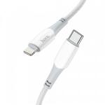 hoco. USB-C - Lightning kábel Hoco X70, 20W, 3A, 1m, fehér