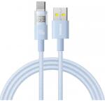 Baseus USB-A - USB-C kábel Baseus Display 2, 100W, 5A, 1m, kék P10382701311-00