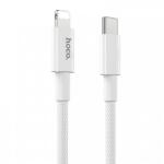 hoco. USB-C - Lightning kábel Hoco X56, 20W, 3A, 1m, fehér