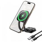 Baseus PrimeTrip C03s Pro vezeték nélküli autós töltő, 15W, 1.67A, fekete C0013803