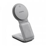 Baseus PrimeTrip C02 vezeték nélküli autós töltő, 15W, 1.67A, szürke C40169003831-00