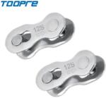 Toopre Split Link lánc patentszem, 12s, 2 pár, ezüst