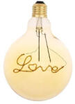 NEDES E27 LED izzó Vintage filament (2W/300°) G125 Love - extra meleg fehér (ZSF112)