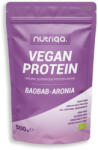 Nutriqa bio vegán baobab-arónia protein shake 500 g - vitalora