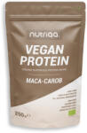 Nutriqa bio vegán maca-carob protein shake 250 g - vitalora