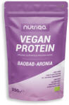 Nutriqa bio vegán baobab-arónia protein shake 250 g - vitalora