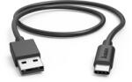 Hama Кабел USB-C - USB А, 0, 5 м, 480Мbit/ 3А, черен (201705)