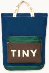 Tinycottons gyerek táska COLOR BLOCK TOTEPACK - sötétkék Univerzális méret