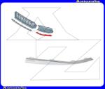 VW GOLF 8 2019.11-2024.03 /5H/ Első lökhárító rács krómdíszléc bal P95C307-5