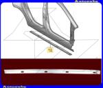 Seat MII 2011.08-2019.08 /1S/ Küszöb zárólemez jobb (külső javítólemez) /RENDELÉSRE/ KLOKKERHOLM 9516092
