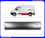RENAULT MASTER 3 2019.09-2024.02 Oldalfal alsó rész bal 30x125cm "rövid L1-tengelytáv: 3182mm" (külső javítólemez) KLOKKERHOLM 6089005
