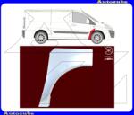 FIAT SCUDO 2 2007.01-2016.09 /270/ Első sárvédő hátsó alsó rész jobb "magasság: 60cm" (külső javítólemez) KLOKKERHOLM 2035336