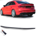 AUDI A3 S3 RS3 8V limousine matt fekete ABS műanyag csomagtartó spoiler