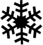  Mintalyukasztó 50mm Hópehely (TLYFO416)