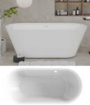 Niagara Wellness LILY fényes fehér szabadonálló kád 167×76cm