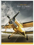 Shkolyaryk Publishing House Spirálfüzet, A4+, vonalas, 80 lap, SHKOLYARYK "Spirit of Freedom", vegyes (SB806710L) - tintasziget