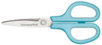 PLUS Corporation Olló, általános, 17, 5 cm, PLUS "Fitcut Curve", világoskék (PLUS35052) - tintasziget