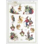  Decoupage rizspapír A/4 Húsvéti Nyuszik