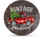 Family Collection Karácsonyi tálca - fém - "Vintage" - 33 cm (58555D) - muszakiwebbolt