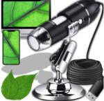 Retoo Digitális oktató mikroszkóp gyerekeknek, USB Zoom 1600X, 2MP, 8 LED (E262)