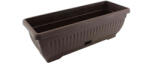 ENGER Virágláda+Alátét Mediterrán 50 x 18 x 15 cm, sötétbarna (5999036070970)