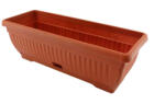 ENGER Virágláda/Balkonláda+Alátét Mediterrán 50 x 18 x 15 cm, terra (5999036070956)