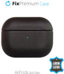 FixPremium - Piele Caz pentru AirPods 3, negru