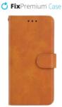 FixPremium - Caz Book Wallet pentru Samsung Galaxy S22 Plus, maro