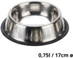  Fém csúszásgátlós etetőtál 17 cm átmérő (0, 75 l)