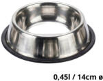  Fém csúszásgátlós etetőtál 14 cm átmérő (0, 45 l)