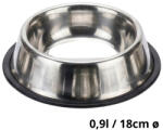  Fém csúszásgátlós etetőtál 18 cm átmérő (0, 9 l)