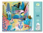DJECO Carte de colorat 3D DJECO Pe vârful. . . lumii Carte de colorat