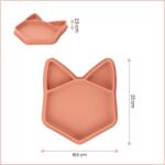 Babymoov Placă din silicon ISY'PLATE Fox (A005206) Set pentru masa bebelusi