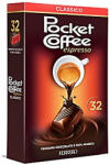Pocket Coffee Coffee Espresso Csokoládé és Tejcsokoládé Praliné Kávéval Maxi Pack 400g (32db)