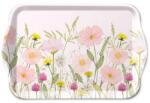 Ambiente Pastel flowers pink műanyag kistálca 13x21cm