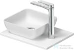 Duravit SIVIDA 30x30 cm-es mosdó+41 cm-es pult kombináció Sivida bútorhoz, matt szatén fehér 2680233200 (2680233200)