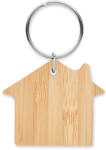 Midocean Ház alakú bambusz kulcstartó (697940)