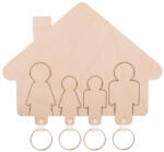 Anda Present nyírfa fali családi kulcstartó (716481)