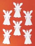 Penta collection Filcfigura - Angyal glóriás (6 db/cs, átm. kb. : 6 cm)