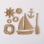 Penta collection Hőre lágyuló fa Tengerész szett 5 x 3 cm 10 db/csomag