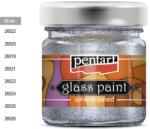 Pentart Üvegfesték 30 ml csillogó ezüst