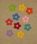 Penta collection Filcfigura - Virág lyukas közepű kicsi ötszirmú (10 db/cs)