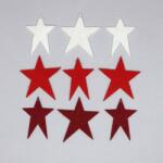 Penta collection Filcfigura csillag "D", vegyes színben (9 db/cs)